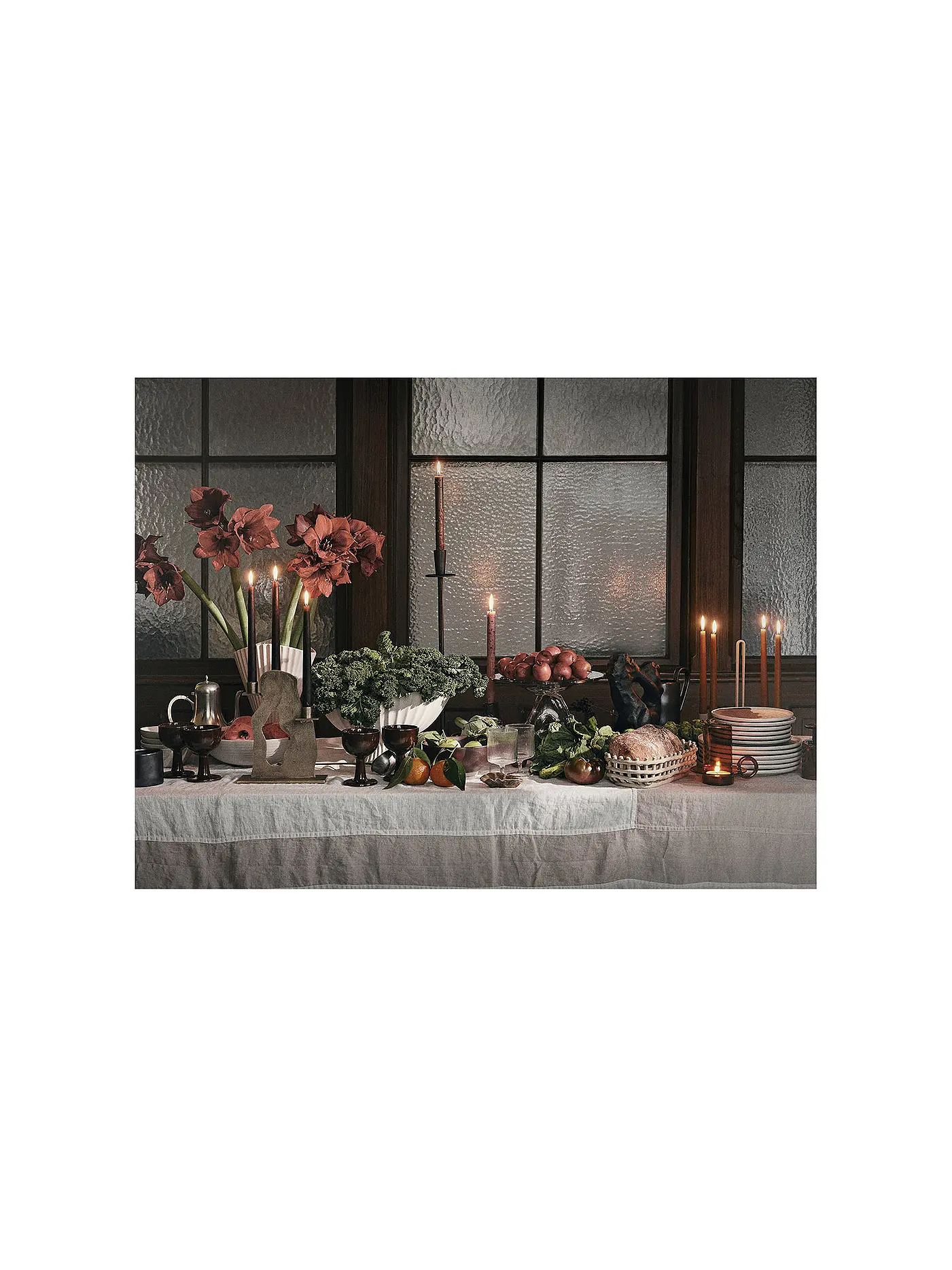 FERM LIVING | Keramik Korb Oval Cashmere | 